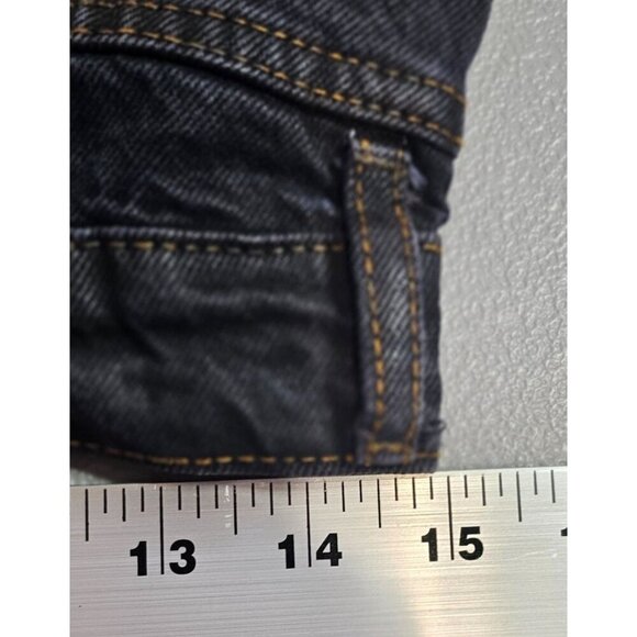 Revice Womens 29 Black Tie Dye Buttonfly High Rise Jeans - Picture 11 of 16